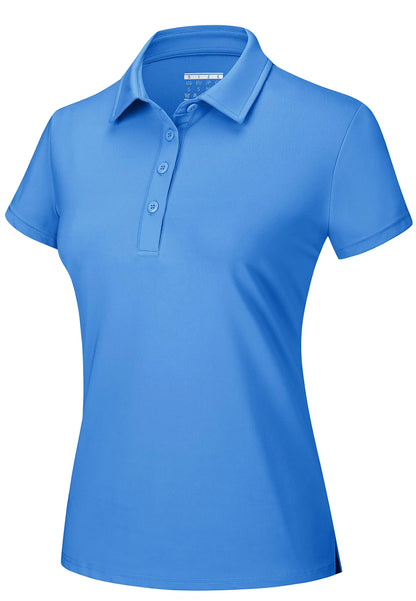 Summer UPF 50+ Short Sleeve Shirts Women's Sun Protection T-shirts Quick Dry 4 Buttons Tennis Workout Tee Golf Pullovers The Clothing Company Sydney