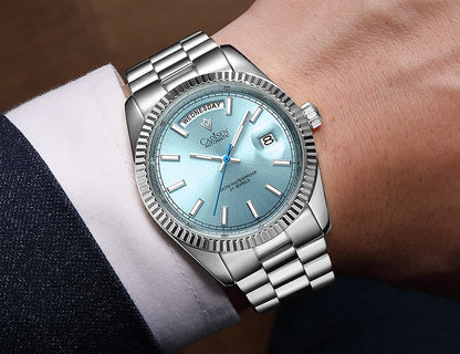 Cadisen DD40 Mens Luxury Automatic AR Sapphire Glass Mechanical Wristwatch 10Bar Miyota 8285 Movt Watch - The Clothing Company Sydney