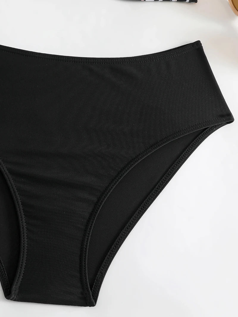 Two Piece Swimsuit Womens Bikini Set Beachwear Push Up Summer Bathing Suit Triangle Bikini Low Waist Swimwear - The Clothing Company Sydney