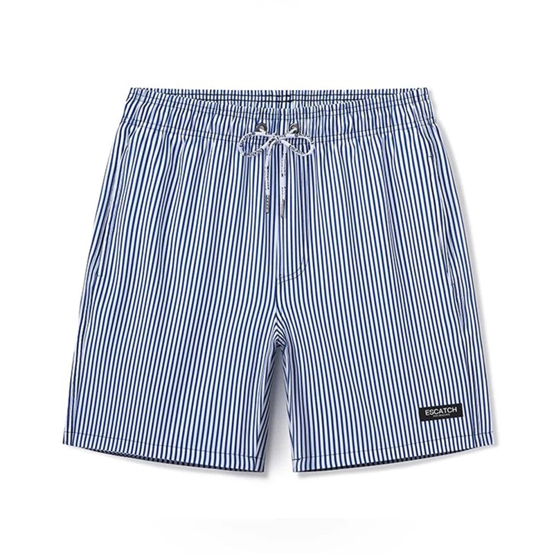 Summer Mens Shorts Polyester Gym Breathable Mesh Liner Elastic Waist Side Pocket Beach Board Shorts - The Clothing Company Sydney