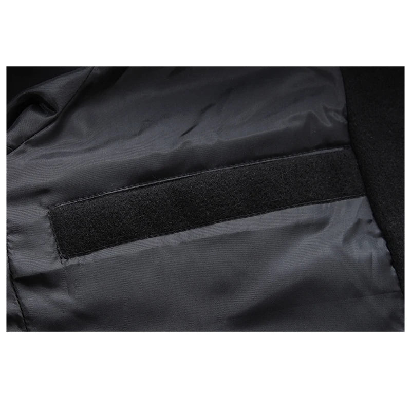 Single Breasted Lapel Long Coat Jacket Fashion Autumn Winter Casual Overcoat Plus Size Trench Men's Woolen Coats Solid Color - The Clothing Company Sydney