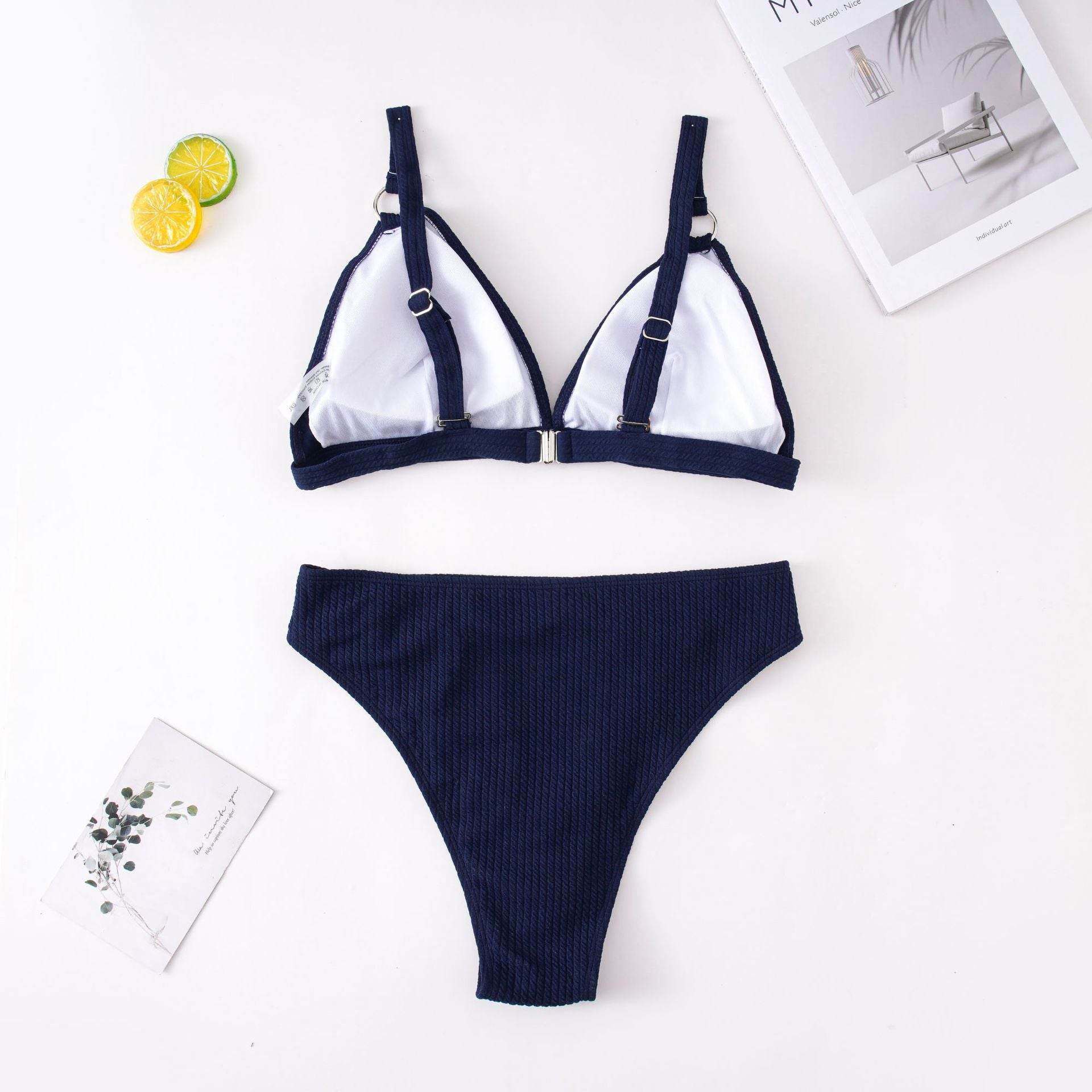 2 Piece Bikini Solid Plus Size Swimwear Two-Pieces Swimming Suit For Women Beach Brazilian Bathing Suits Bikini Set The Clothing Company Sydney