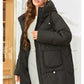 Hooded Parkas Women's Plus Size Casual Hooded Pocket Women Down Jacket Coat Outwear - The Clothing Company Sydney