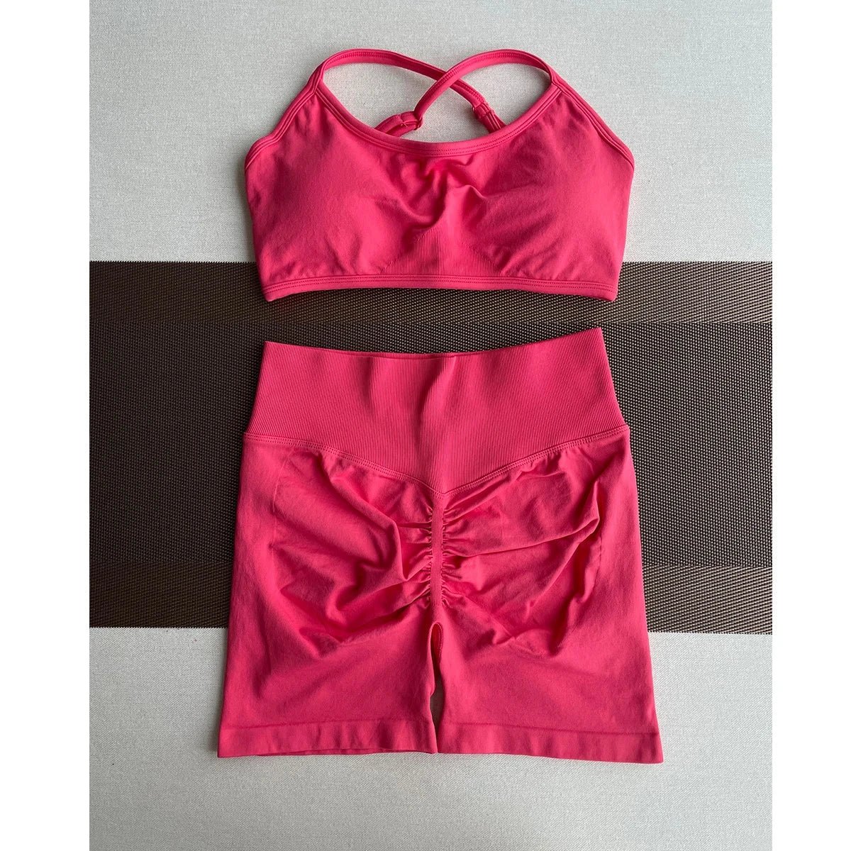 Solid Seamless Half Pants Women Soft  Fitness Outfits Yoga Gym Running Bike Wear Bicycle Skorts The Clothing Company Sydney