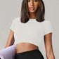 Women's Yoga Top Seamless Sport T Shirts Fitness Short Sleeve Shirt Gym Top Running Active Wear Sport Top The Clothing Company Sydney