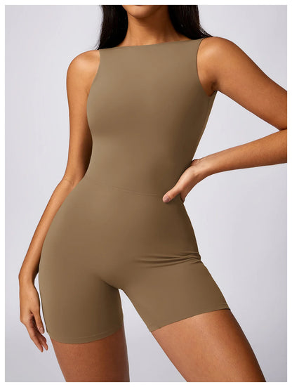 Yoga Jumpsuit Women's Fitness Sports Overalls Gym Clothing Set Yoga Wear Workout Outfit Push Up Activewear - The Clothing Company Sydney