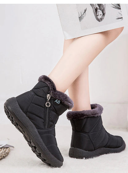 Women’s Winter Snow Boots – Warm Fur Ankle Shoes The Clothing Company Sydney