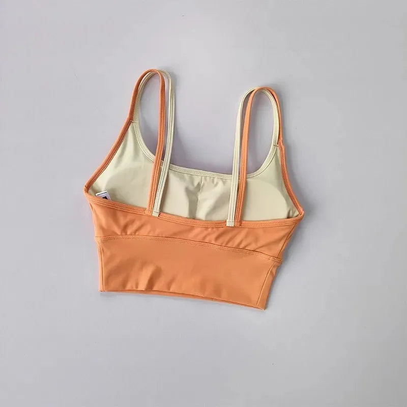 Shockproof Sports Bra Womens Slim Elastic Fitness Underwear  Gym Breathable Yoga Crop Top Sportswear The Clothing Company Sydney