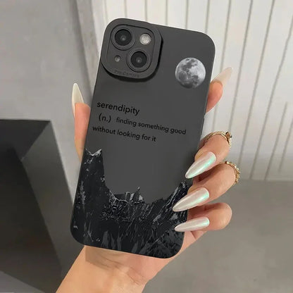 Gothic Style Black Lip Phone Case For iPhone 15 14 13 12 Pro Max Mini Shockproof Soft Silicone Cover The Clothing Company Sydney