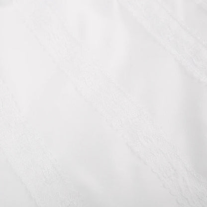 Lace Panel A-line Dress White Coquette Party Holiday Sleeveless Mini Corset Elegant Dress The Clothing Company Sydney