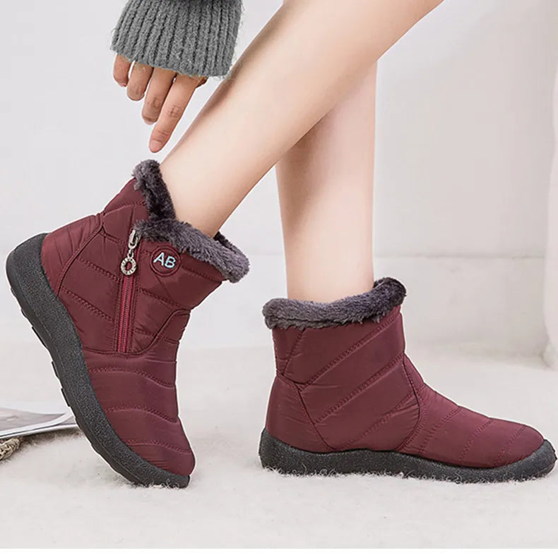 Women's Ankle Shoes Low Heels Winter Snow Boots Footwear The Clothing Company Sydney