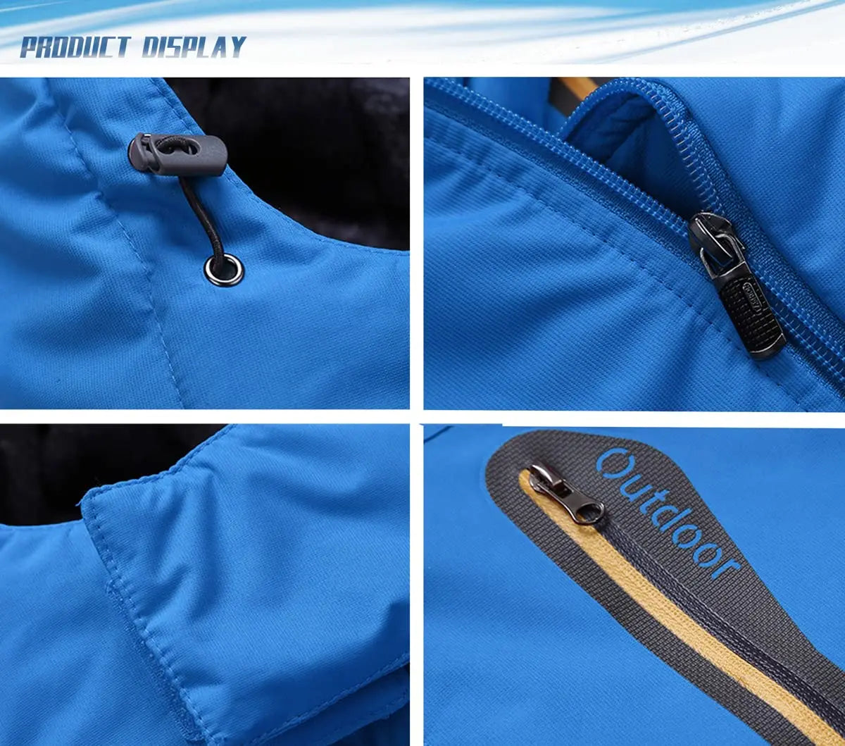 Winter Fleece Lining Parka Waterproof Men's Ski Snowboard Jackets Windproof Removable Hoodie Coats Casual Windbreaker - The Clothing Company Sydney