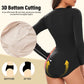 Spandex Elastic Body Suit Shapewear Women Body Shaper Long Sleeve Round Neck Seamless Shapers