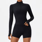 2 Piece Sports Suit Women Half Zipper Long Sleeves Slim Yoga Set Flared Activewear Gym Workout Sportswear The Clothing Company Sydney