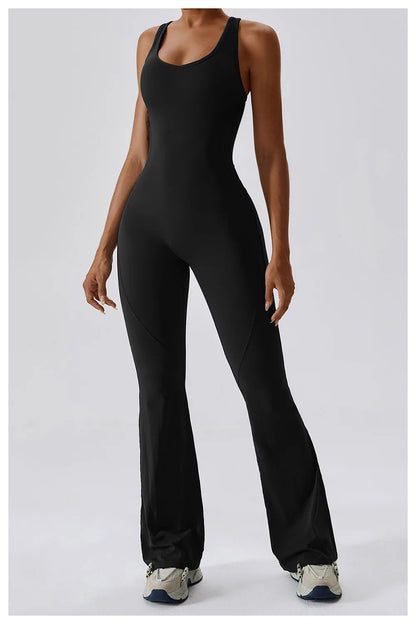 One Piece Yoga Jumpsuit Outfit Fitness Bodysuit Workout Clothes Sportwear Women's Buttock lifting Set Activewear The Clothing Company Sydney