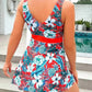 Floral Tankini Set 2 Piece Women Swimsuit High Waist Swimwear Bathers Bathing Swimming Suit Summer Beachwear