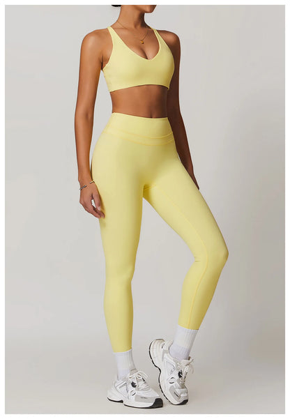 2 Piece Sportswear Women Yoga Set Gym Clothes Suits Fitness Set Tracksuits Sports Bra Gym Leggings - The Clothing Company Sydney