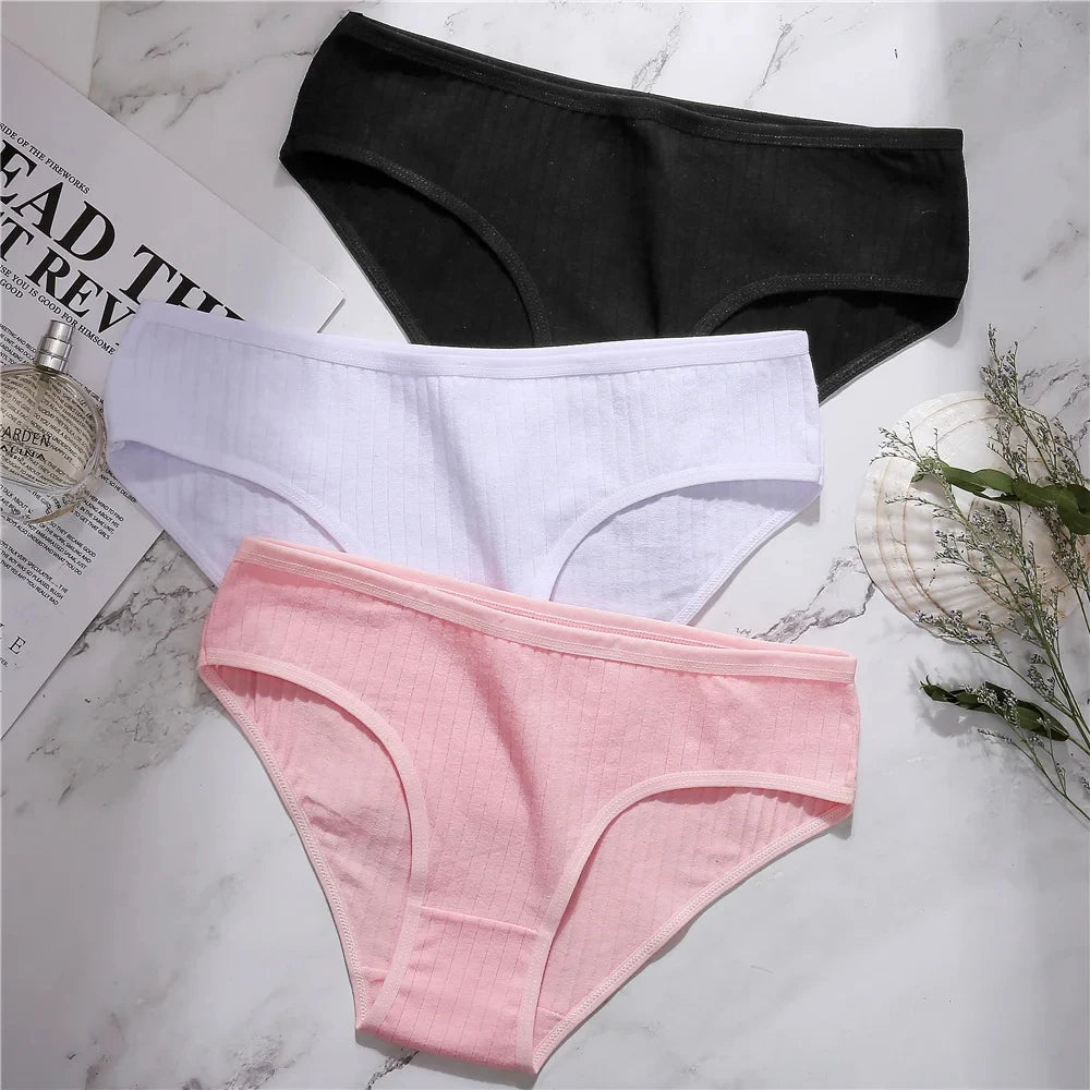 9 Pack Cotton Panties Women Underwear Striped Panty Female Soft Lingerie Briefs Underpant Intimates Set The Clothing Company Sydney