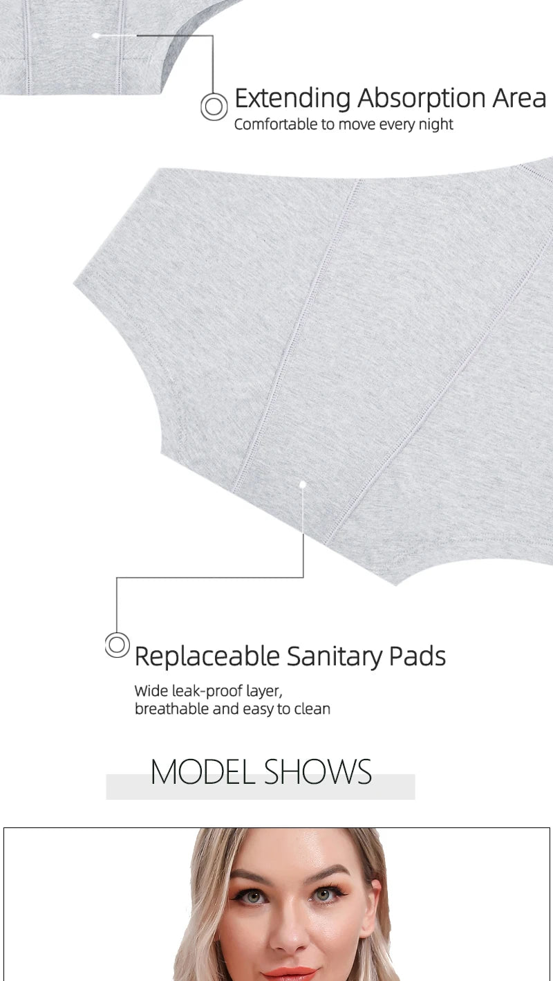 Menstrual Panties Flow Menstrual Boxer Shorts High Waist Period Panties Cotton Menstruation Underwear The Clothing Company Sydney