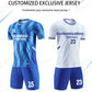 Adult Kids Customised Football Jerseys Soccer Uniform Mem Women Team Training Quick-Drying Sportswear  Futsal Tracksuit Outfit