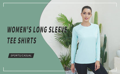 UPF 50+ Summer Quick Dry T-shirts Women's Performance Sun Block UV Protection T Shirts Long Sleeve Swim Pullover Tops The Clothing Company Sydney