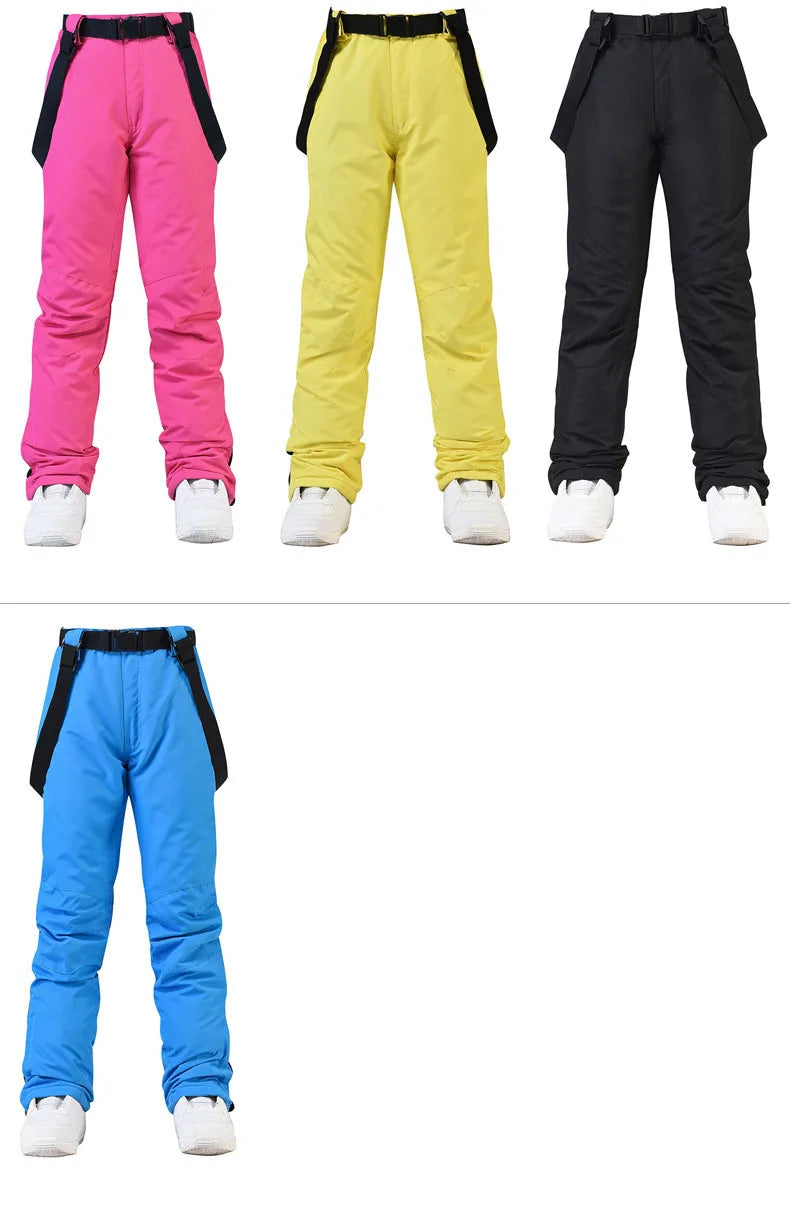 Men and Women Winter Outdoor Ski Pants Windproof Waterproof Warm Breathable Snowboarding Pants Snow Sports Pants - The Clothing Company Sydney