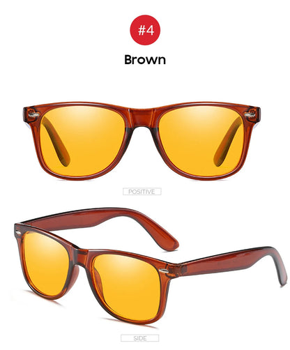 Night Vision Blue Light Blocking Glasses Men Square Computer Eye Protection Eyeglasses Gaming Women Orange Eyewear The Clothing Company Sydney