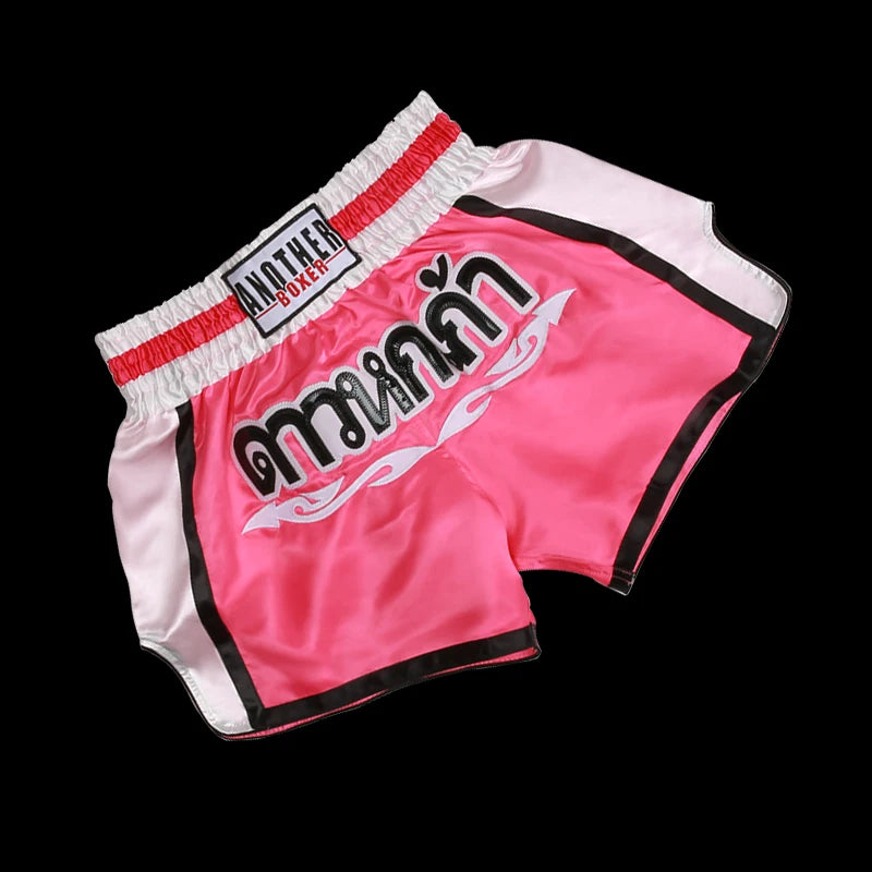 Boxing Shorts Womens Mens Embroidery MMA Shorts Professional Combat Kickboxing Training Trunks Kids Boy Girl Muay Thai Pants The Clothing Company Sydney