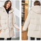 Hooded Parkas Women's Plus Size Casual Hooded Pocket Women Down Jacket Coat Outwear - The Clothing Company Sydney