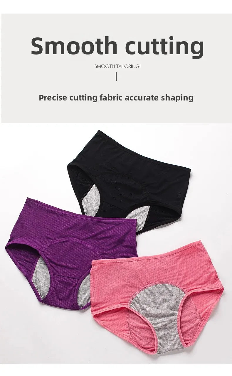 Plus Size Mesh Period Underwear Women's Special Menstrual Period Panties Class a Mid Waist Leak Proof Period Panties The Clothing Company Sydney