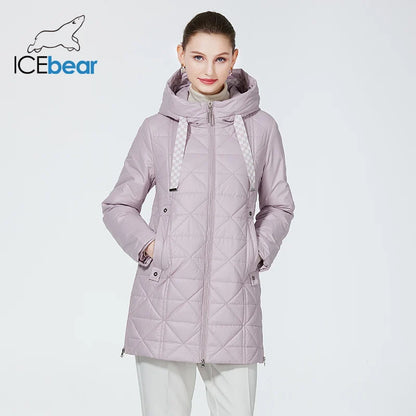 Women's Padded Coat Autumn Mid-Length Loose Parka Light Cotton Quilted Jacket - The Clothing Company Sydney