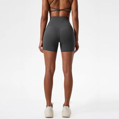 Yoga Clothing Push Up Gym Shorts Womens High Waist Sports Leggings Workout Cycling Shorts - The Clothing Company Sydney