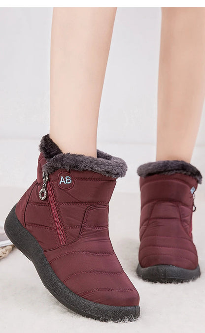 Women’s Winter Snow Boots – Warm Fur Ankle Shoes The Clothing Company Sydney