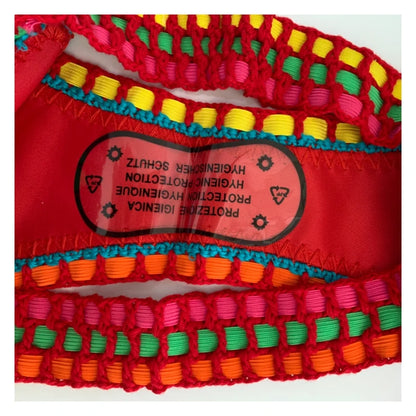 2 Piece Red Swimwear Green Bathing Suit Pink Swimsuit Handmade Navy Crochet Swimsuit Bikini Set - The Clothing Company Sydney