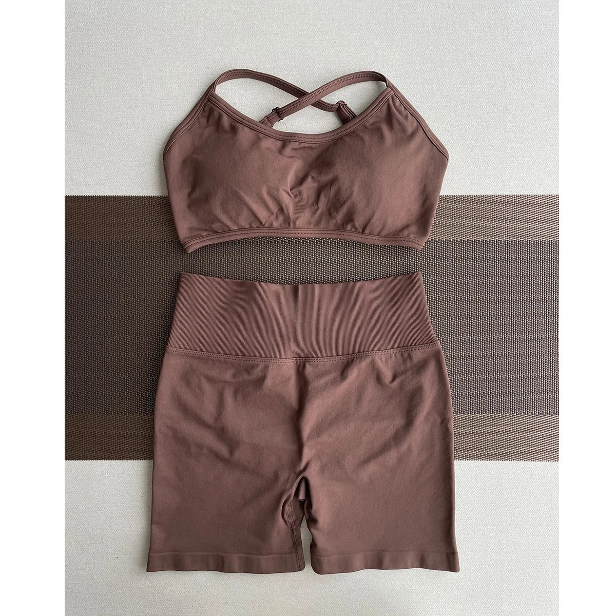 Solid Seamless Half Pants Women Soft  Fitness Outfits Yoga Gym Running Bike Wear Bicycle Skorts The Clothing Company Sydney