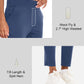 UPF 50+ Golf Pants Women's Lightweight Quick Dry Stretch Pants High Waist Work Athletic Casual Pants The Clothing Company Sydney