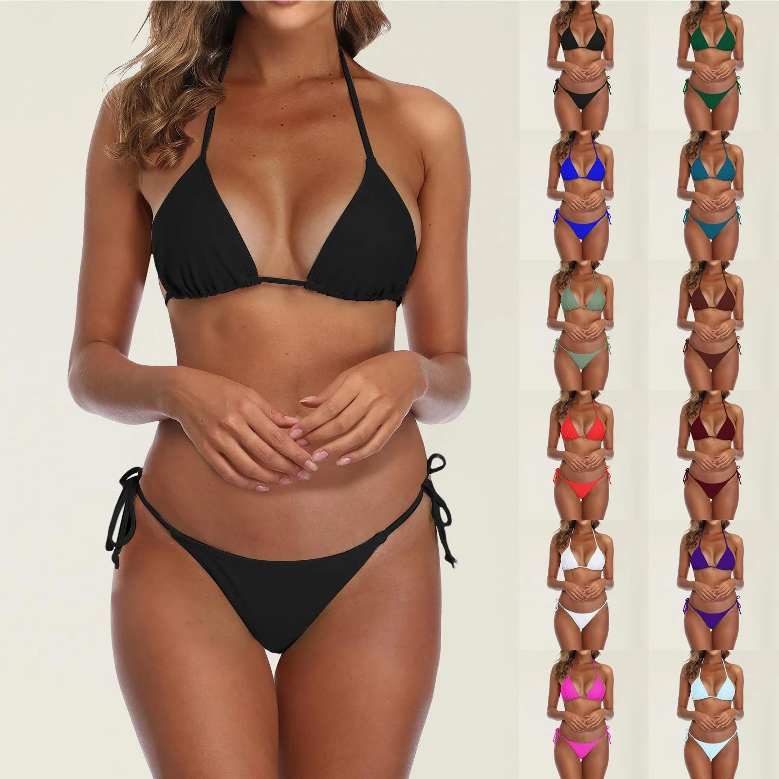 2 Piece Bikini Swimsuit Brazilian Pink Bikini Bather Bathing Suit For Women Triangle Top Thongs Swimsuits The Clothing Company Sydney
