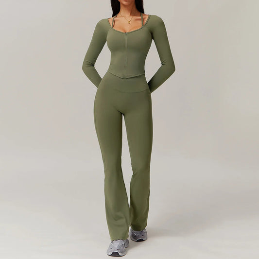 2 Piece Sportswear Yoga Set Gym Clothes Tracksuits Women's Fitness Set Athletic Wear Sports Bra Leggings Outfit The Clothing Company Sydney
