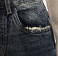Women's Streetwear Retro High Waist Jeans Loose Wide Leg Denim Trousers Y2K Baggy Pants
