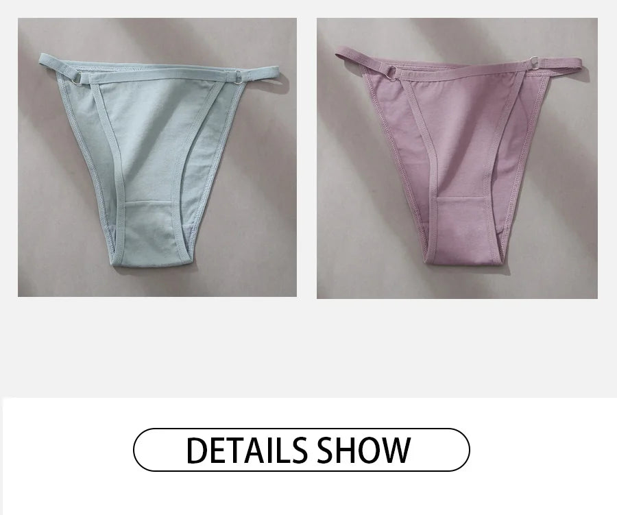 3 Pack Women's Cotton Panties Low Waist Bikini Briefs Ladies Underwear Soft Solid Underpants Lingerie The Clothing Company Sydney
