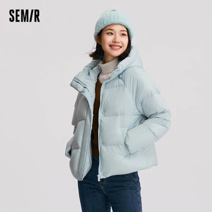Women's Hooded Puffer Down Jacket The Clothing Company Sydney