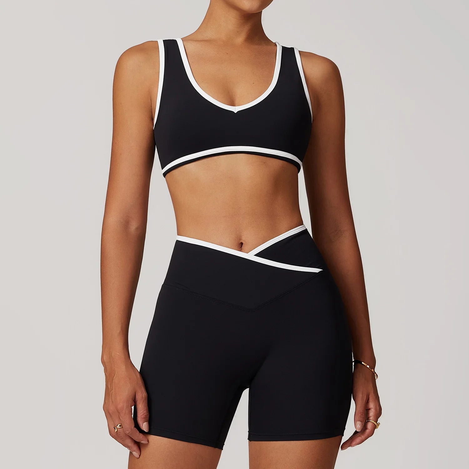 2 Piece Yoga Set Women's Workout Outfits Fitness Sportswear Gym Tracksuit High Waist Leggings Sports Bra Athletic Wear The Clothing Company Sydney