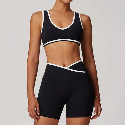 2 Piece Yoga Set Women's Workout Outfits Fitness Sportswear Gym Tracksuit High Waist Leggings Sports Bra Athletic Wear The Clothing Company Sydney