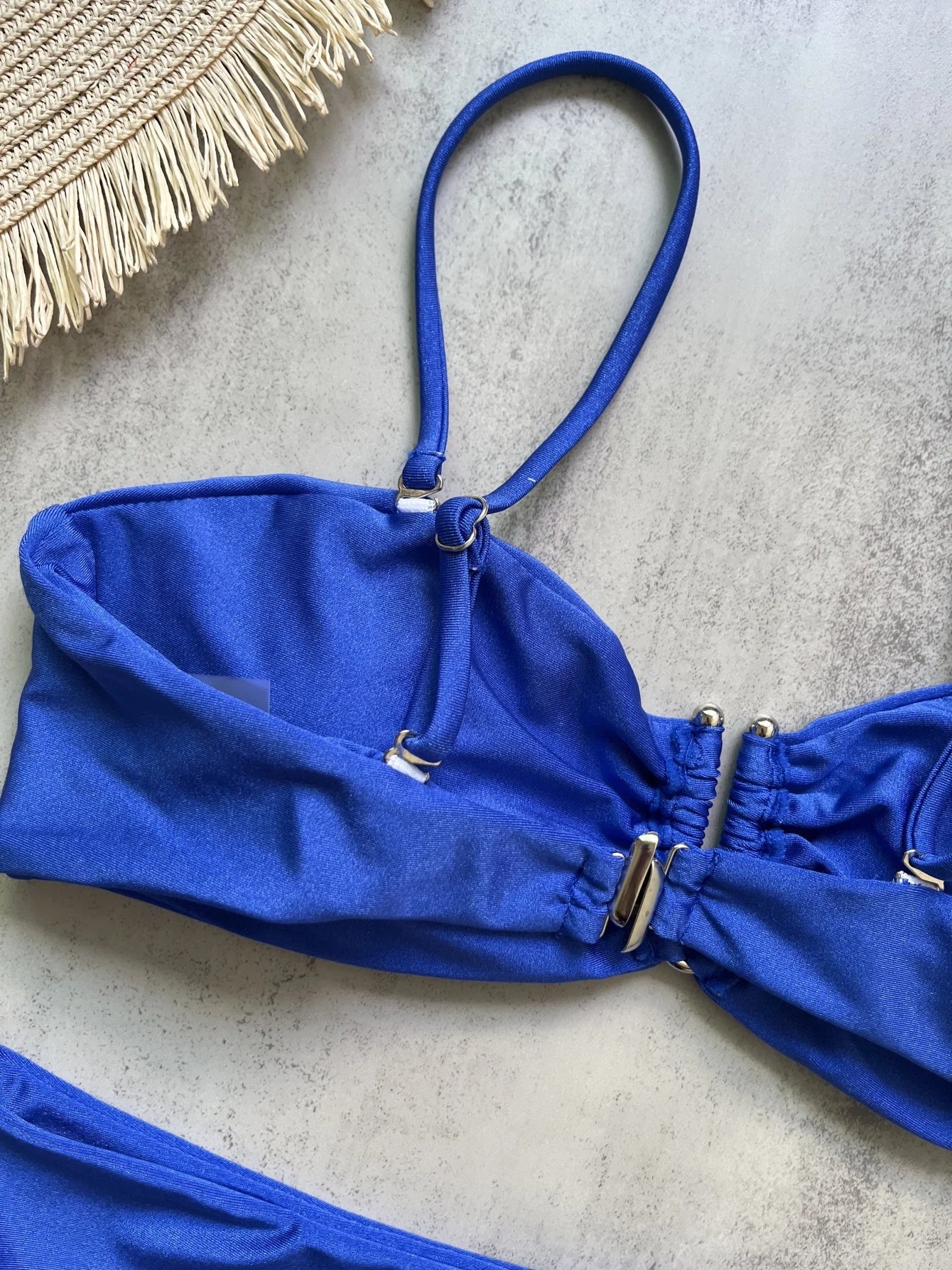 2 Piece Bandeau Bikini Push Up Swimsuit Swimwear Brazilian Bikini Set Thong Swim Suits Solid Beachwear The Clothing Company Sydney