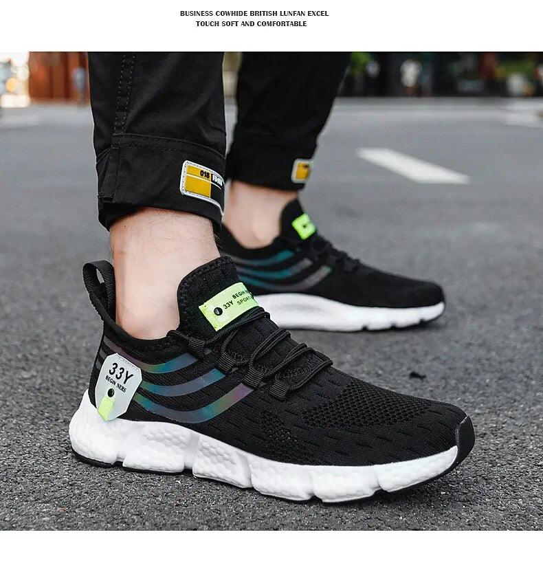 Men's Shoes Sneakers Male Tennis Comfortable Casual Shoes Black Sneaker Male Footwear Summer Men's Sneakers The Clothing Company Sydney