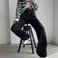 Classic Formal Straight Leg Pants Spring Summer Women's Versatile Casual Wear Loose Fit Wide Leg Pants The Clothing Company Sydney
