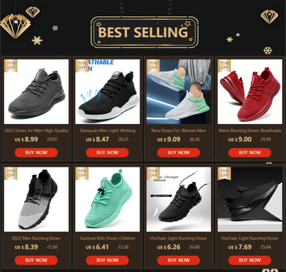 Running Shoes Light Breathable Comfortable Non-slip Men's Women's Sneakers Casual Wear Outdoor Walking Sport Shoes The Clothing Company Sydney