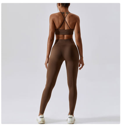 Seamless Athletic Wear Women Yoga Set 2 Piece Workout Tracksuit Sport Bra Gym Suits Fitness High Waist Running Leggings Sports Sets The Clothing Company Sydney