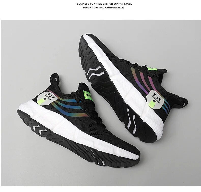 Men's Shoes Sneakers Male Tennis Comfortable Casual Shoes Black Sneaker Male Footwear Summer Men's Sneakers The Clothing Company Sydney