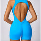 Backless Yoga Jumpsuit Women Gym Quick-drying Leisure Running Sportswear Outdoor Workout Fitness Jumpsuit The Clothing Company Sydney